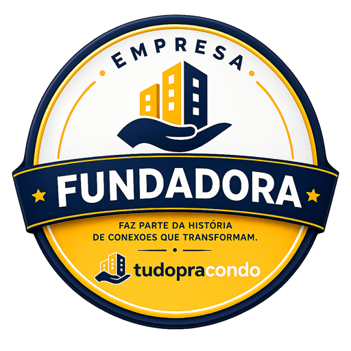 Selo empresa fundadora TudoPraCondo 2026