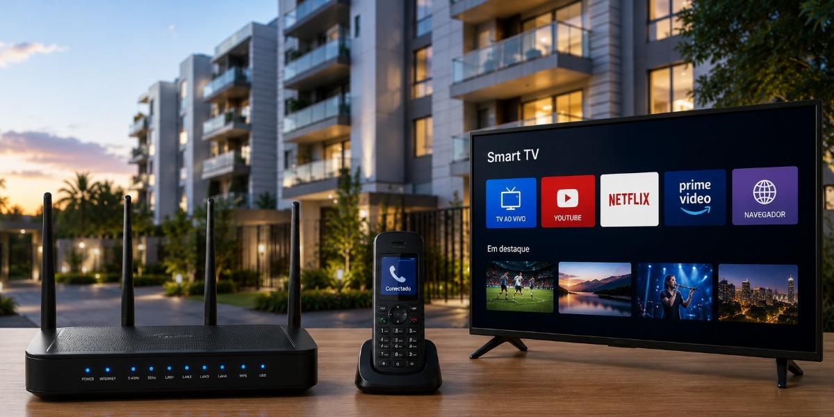Serviços de Conectividade e Telecom para condomínios
